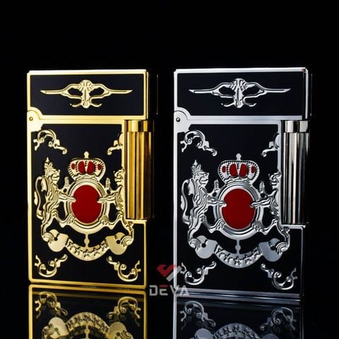 Dupont Xăng Đá Sơn Mài Đen Hoa Văn Hoàng Gia Châu Âu DX33