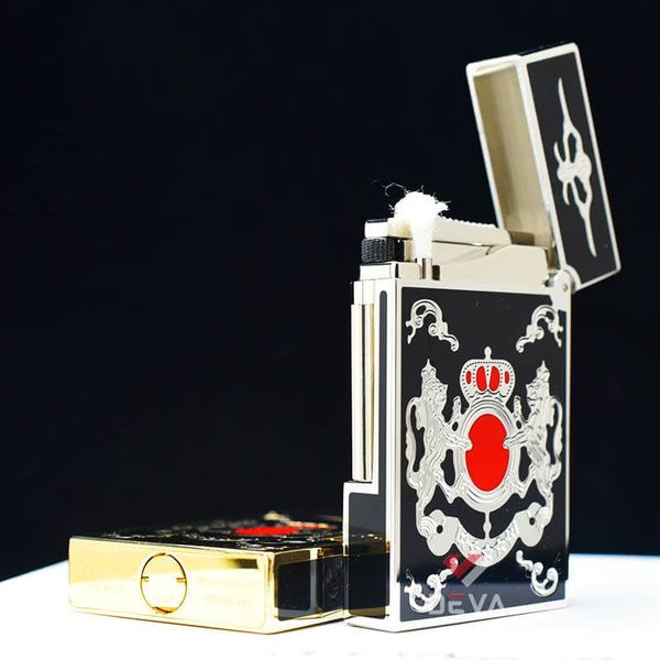 Dupont Xăng Đá Sơn Mài Đen Hoa Văn Hoàng Gia Châu Âu DX33