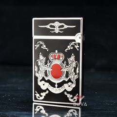 Dupont Xăng Đá Sơn Mài Đen Hoa Văn Hoàng Gia Châu Âu DX33