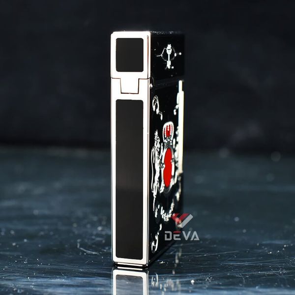 Dupont Xăng Đá Sơn Mài Đen Hoa Văn Hoàng Gia Châu Âu DX33