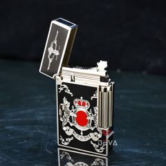 Dupont Xăng Đá Sơn Mài Đen Hoa Văn Hoàng Gia Châu Âu DX33