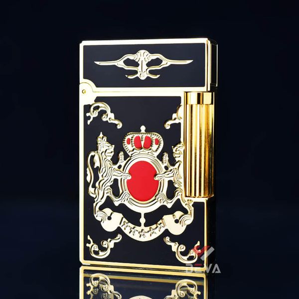 Dupont Xăng Đá Sơn Mài Đen Hoa Văn Hoàng Gia Châu Âu DX33