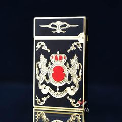 Dupont Xăng Đá Sơn Mài Đen Hoa Văn Hoàng Gia Châu Âu DX33