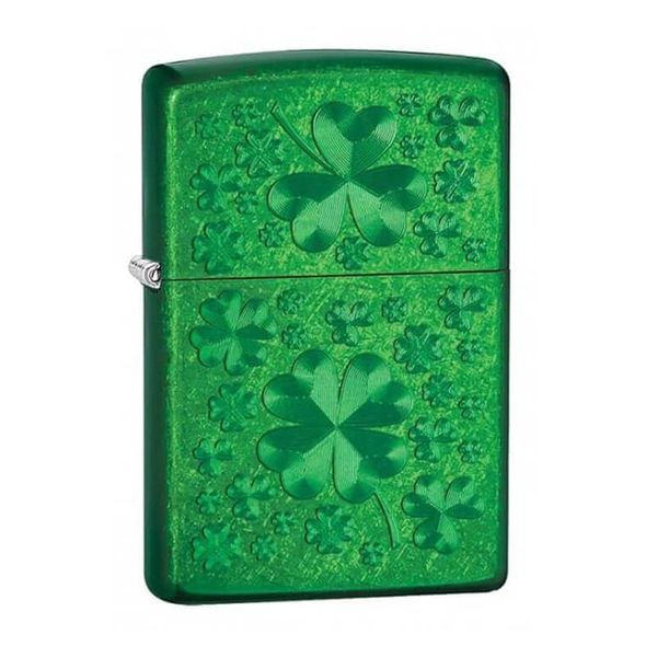 Zippo mỹ chính hãng đồng cỏ 4 lá Clover Meadow Z54