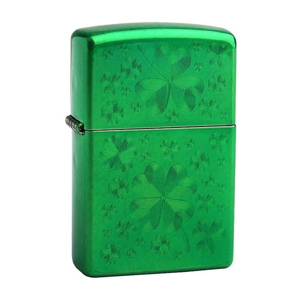 Zippo mỹ chính hãng đồng cỏ 4 lá Clover Meadow Z54