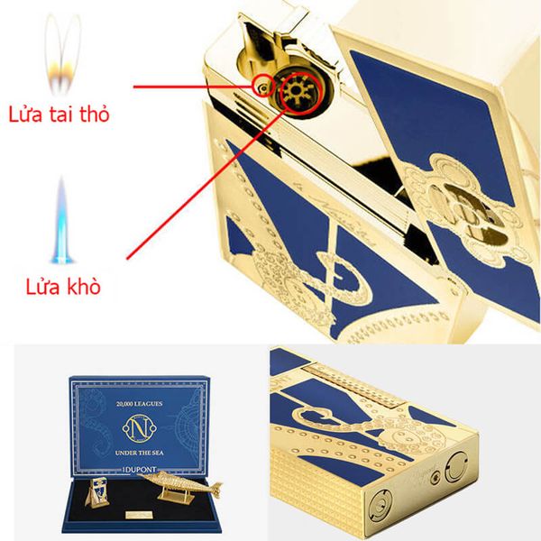 Bộ Set ST.Dupont 20'000 Leagues under the seas blue gulf