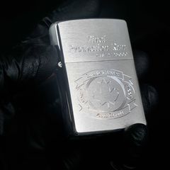 Zippo Canada 2002 – Bản Mạ Bạc Silver Plate – Đời XVIII – Hàng Sưu Tầm Cuối Cùng C96