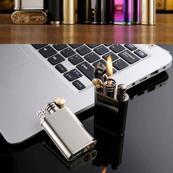 Mẫu bật lửa kèm diêm xăng Chief CF210