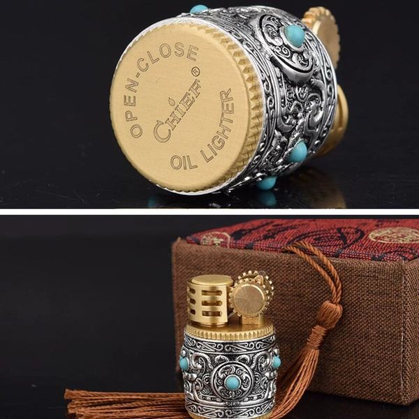 Mẫu bật lửa mini xăng đá Chief CF212