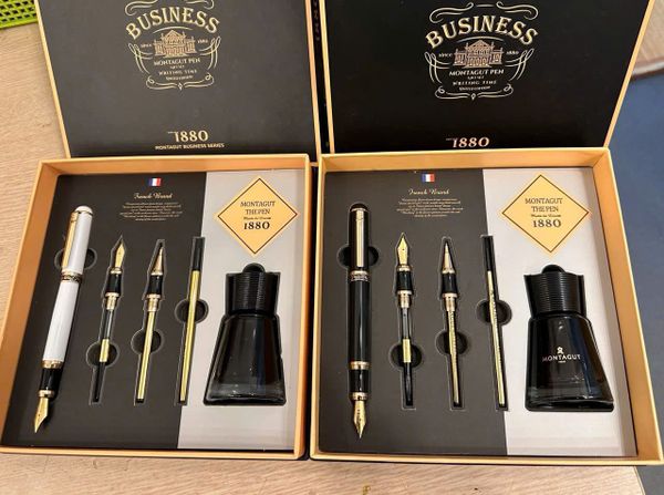 Set bút mạ vàng Montagut của Pháp BP01