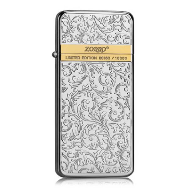 Bật lửa Zorro siêu mỏng khắc hình ZS5