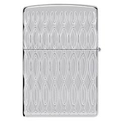 Zippo Flame Design Multicut Armor Luxury – High Polish Chrome (Chính hãng Zippo, Mỹ) Z21