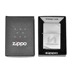 Zippo Tái Bản 1937 Vintage Chặt Góc Khắc A Weeks Trial Z400