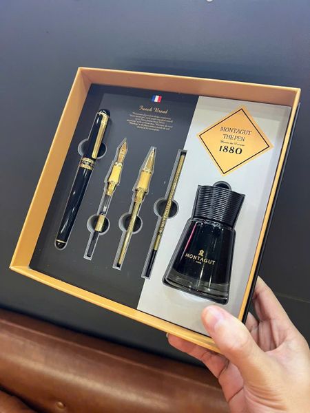 Set bút mạ vàng Montagut của Pháp BP01