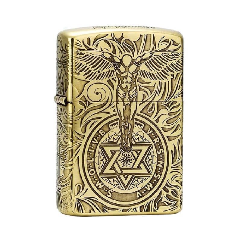 Zippo Guardian Angel ZK64 | Bật Lửa Khắc Sâu Thiên Thần Hộ Mệnh
