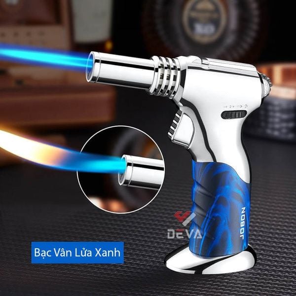 Bật lửa gas Jobon khò 1 tia cỡ lớn 2 kiểu lửa có khóa chế độ rảnh tay ZB 519