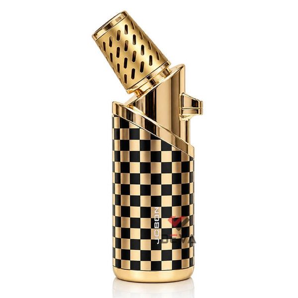 Bật lửa gas Jobon khò 3 tia kèm que xiên và đục Cigar chuyên dụng ZB 506