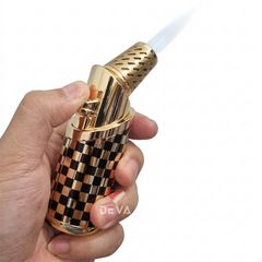 Bật lửa gas Jobon khò 3 tia kèm que xiên và đục Cigar chuyên dụng ZB 506