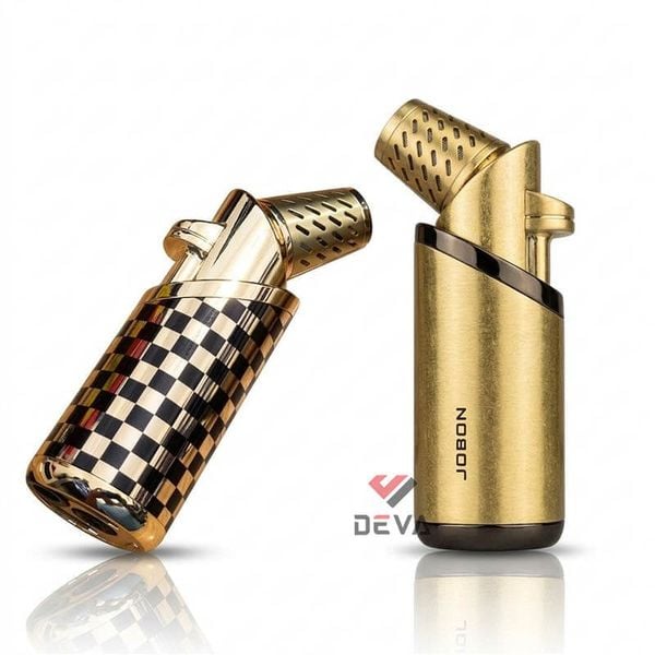Bật lửa gas Jobon khò 3 tia kèm que xiên và đục Cigar chuyên dụng ZB 506