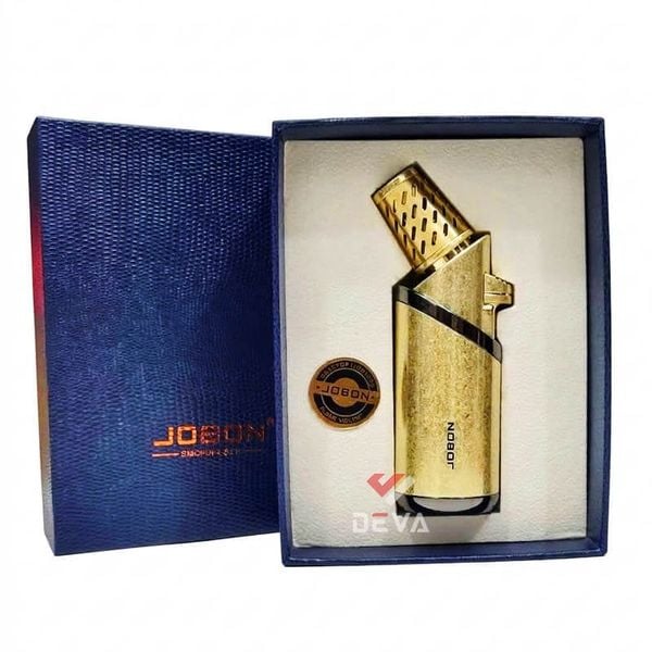 Bật lửa gas Jobon khò 3 tia kèm que xiên và đục Cigar chuyên dụng ZB 506