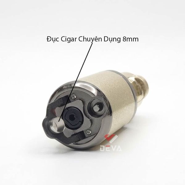 Bật lửa gas Jobon khò 3 tia kèm que xiên và đục Cigar chuyên dụng ZB 506