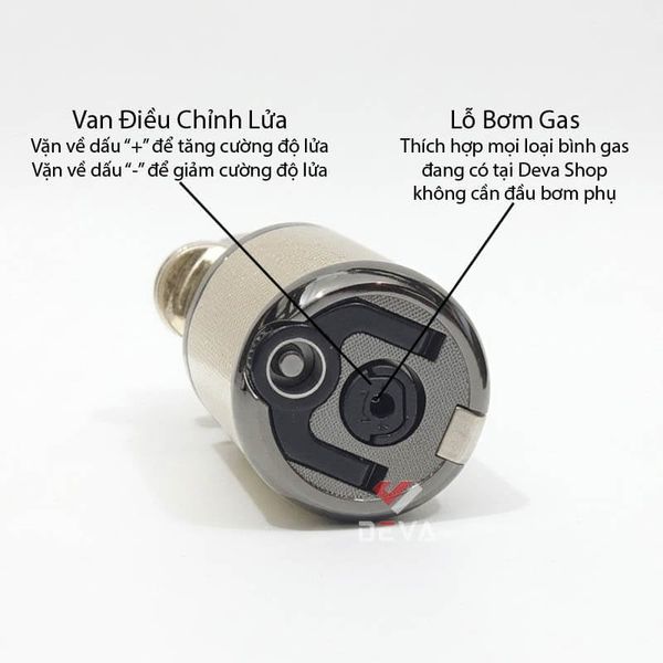 Bật lửa gas Jobon khò 3 tia kèm que xiên và đục Cigar chuyên dụng ZB 506