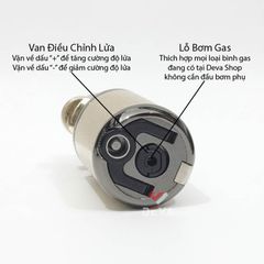 Bật lửa gas Jobon khò 3 tia kèm que xiên và đục Cigar chuyên dụng ZB 506