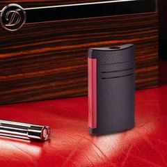 S.T. Dupont Maxijet DPK19 Đen Nhám Đỏ - Lửa Khò Cigar Mạnh