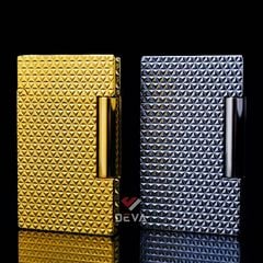ST Dupont Hồng Kông Khắc Nổi Họa Tiết Kim Cương Vân Tam Giác 3D D184
