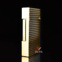 ST Dupont Hồng Kông Khắc Nổi Họa Tiết Kim Cương Vân Tam Giác 3D D184