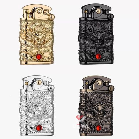 Bật lửa Zorro ốp hình rồng Z592-608