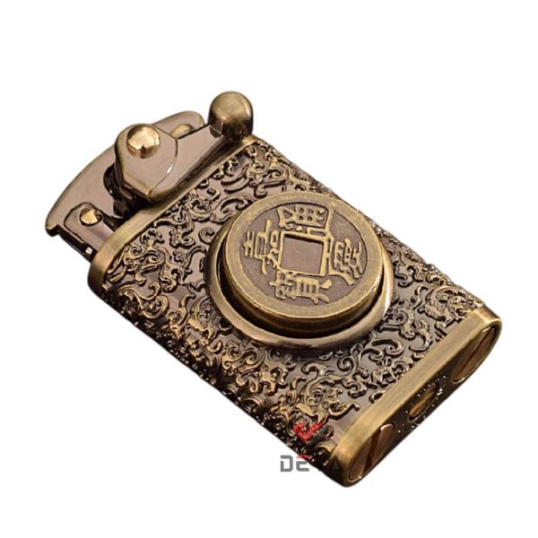 Bật lửa Zorro ốp vòng xoay kim tiền Z592-616