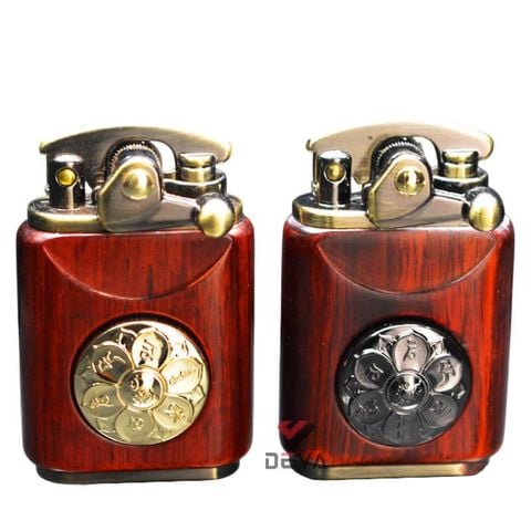 Bật lửa xăng đá Zorro bọc gỗ Z592G