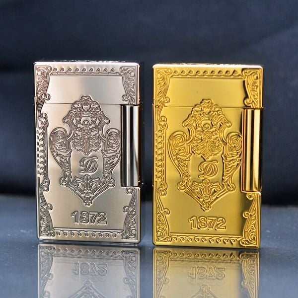 Dupont Xăng Đá Khắc Chìm Hoa Văn Hoàng Gia Paris 1872 Opera Garnier D198-DX