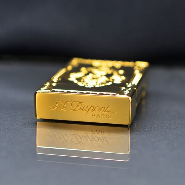 Dupont Xăng Đá Khắc Chìm Hoa Văn Hoàng Gia Paris 1872 Opera Garnier D198-DX