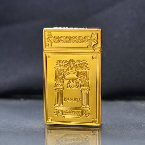 Dupont Xăng Đá Khắc Chìm Hoa Văn Maharaja Kỷ Niệm 75 Năm D209-DX