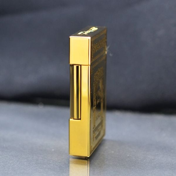 Dupont Xăng Đá Khắc Chìm Hoa Văn Maharaja Kỷ Niệm 75 Năm D209-DX