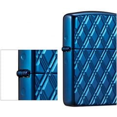 Zippo Armor Xanh Vân Kim Cương 3D Blue Diamonds Design Z332