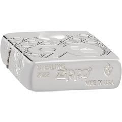 Bật Lửa Zippo 90th Anniversary Sterling Silver – Bản Kỷ Niệm 90 Năm Bạc Khối Limited 900 Bản Toàn Cầu