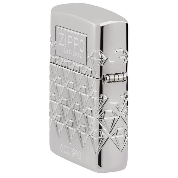Bật Lửa Zippo 90th Anniversary Sterling Silver – Bản Kỷ Niệm 90 Năm Bạc Khối Limited 900 Bản Toàn Cầu