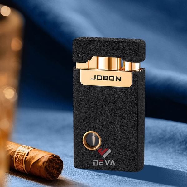 Bật lửa gas Jobon 2 kiểu lửa có ô quan sát nhiên liệu ZB-510