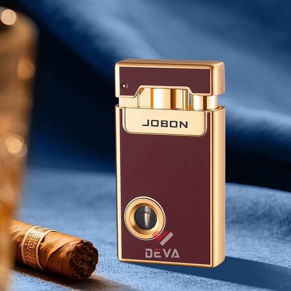 Bật lửa gas Jobon 2 kiểu lửa có ô quan sát nhiên liệu ZB-510