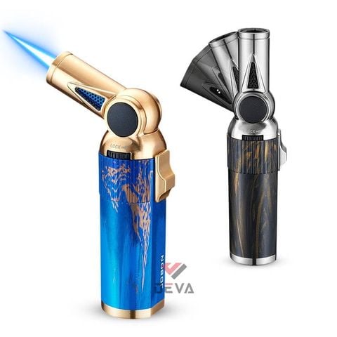 Bật lửa Jobon khò 1 tia cổ xoay 4 nấc có khoá gas ZB-5018