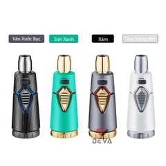 Bật lửa gas Jobon khò 1 tia kèm khóa an toàn kết hợp chế độ rảnh tay ZB 211