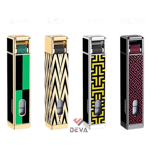 Bật lửa chính hãng Jobon khò 1 tia có ô cửa quan sát gas ZB-335