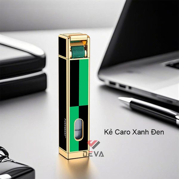 Bật lửa chính hãng Jobon khò 1 tia có ô cửa quan sát gas ZB-335