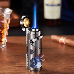 Bật lửa gas Jobon khò 1 tia kèm đục và que xiên Cigar ZB-608
