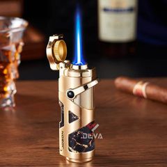 Bật lửa gas Jobon khò 1 tia kèm đục và que xiên Cigar ZB-608