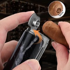 Bật lửa ga điện Honest khò 3 tia kèm đục BCZ 792