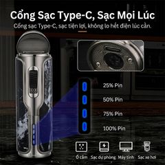 Bật lửa ga điện Honest khò 3 tia kèm đục BCZ 792